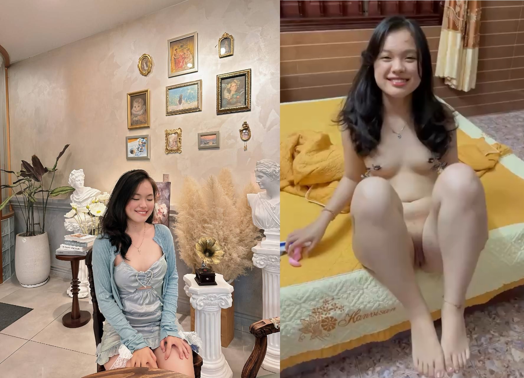 Cewek Super Nafsu Colmek di Sofa - Sangat Panas
