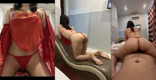 Gadis Berbaju Áo Yếm dan Celana Dalam Tali Minta Creampie Tapi Em Keras Menolak