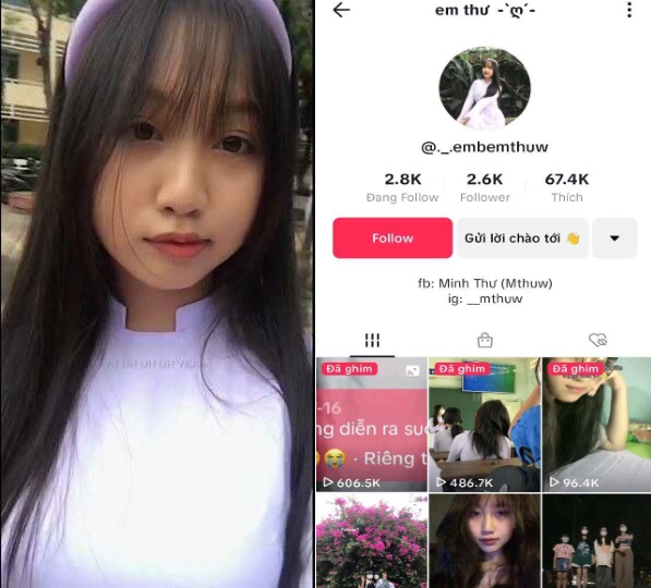 Siswi Thư Baru Main TikTok Sudah Bocor Clip Sex Vietnam