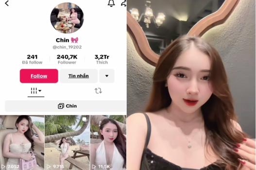 Tiktoker Chin Dikentot Sampai Mulut Terbuka Merintih Nikmat